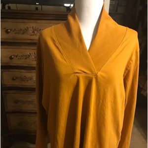 Nice gold sweater size Large